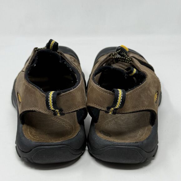 Keen Newport Sandals Mens 9.5 Brown Leather Hiking Waterproof Ankle Strap main image 9